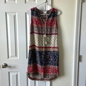 Rayon Boho Sleeveless Dress